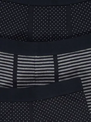 Striped Spotty Hipster Trunks 3 Pack | Men | George at ASDA